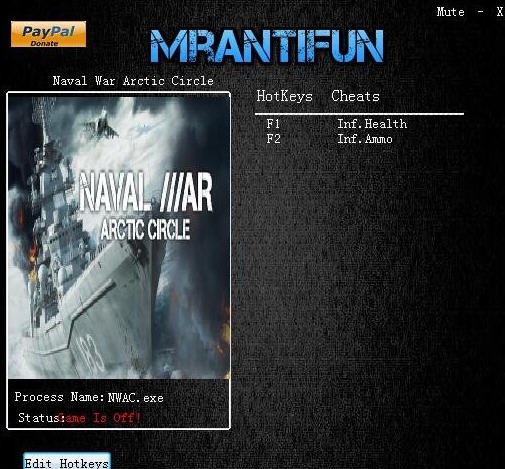 北极圈海战无限生命弹药修改器 v3.3