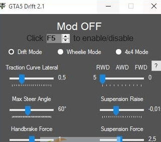 GTA5全版本轻松漂移mod v3.13