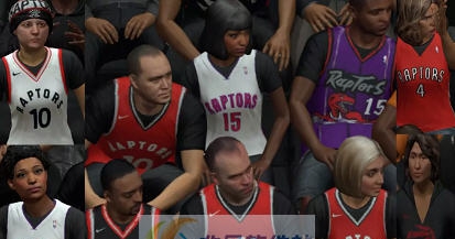 NBA2K18多伦多猛龙队观众补丁MOD v2.7
