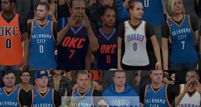 NBA2K18俄克拉荷马雷霆队观众补丁MOD v2.6