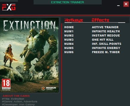 无主灭绝六项修改器 v3.6
