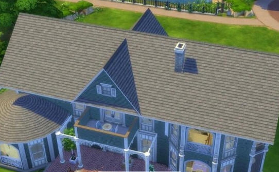 模拟人生4莲心小筑30x40欧式别墅mod v2.4