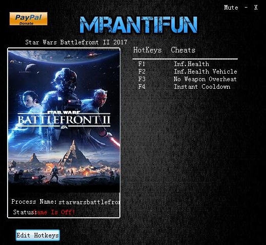 星球大战前线2四项修改器 v3.6