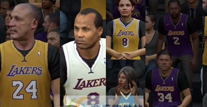 NBA2K18洛杉矶湖人队观众补丁MOD v2.5