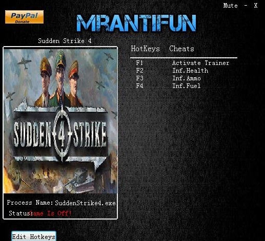 突袭4三项修改器 v1.09.25886