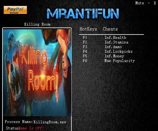 杀人房间六项修改器 v3.4
