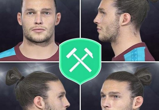 实况足球2018西汉姆联前锋安迪卡罗尔面部补丁 v2.6