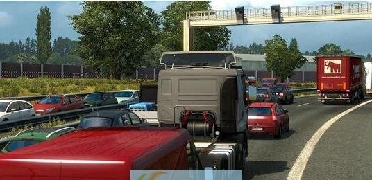 欧洲卡车模拟2真实的交通拥挤mod v1.36
