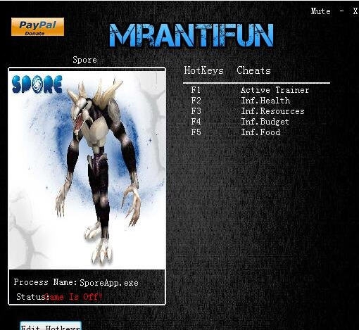 孢子四项修改器 v3.7