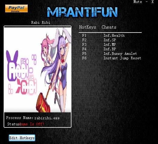 RabiRibi六项修改器 v3.6