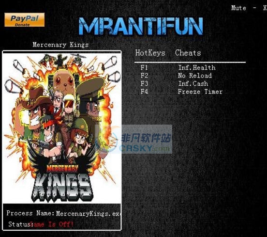 佣兵之王四项修改器 v3.4
