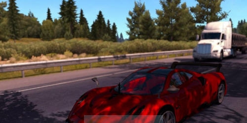 欧洲卡车模拟2帕加尼顶级跑车MOD v2.5
