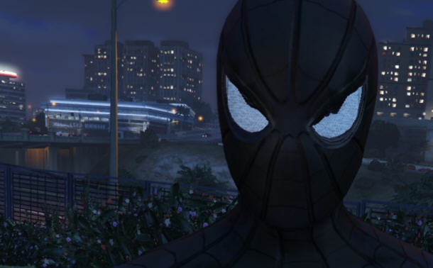 GTA5暗黑蜘蛛侠人物MOD v2.5