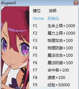 魔界战记5十二项修改器 v3.6