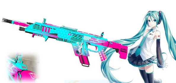 求生之路2初音未来R-101C突击步枪MOD v2.5