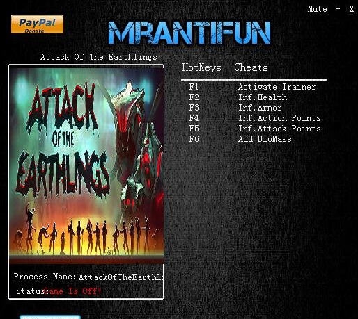 地球人侵袭五项修改器 v3.4