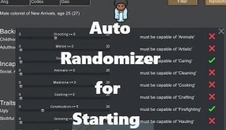 环世界B18半随机开局殖民者mod v2.6