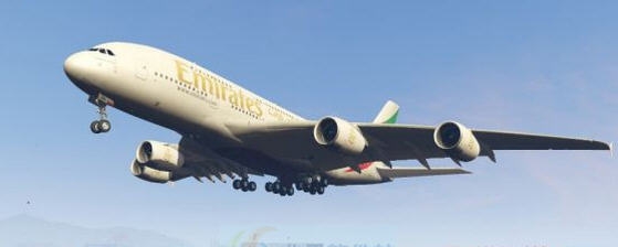 GTA5空客A380 800 MOD v2.7
