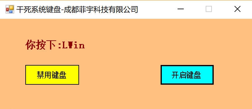 菲宇禁用系统键盘 v2.4