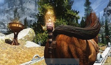 上古卷轴5天际火炬墙壁烛台随处可见MOD v2.7