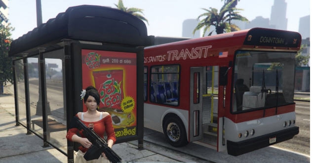 GTA5斯里兰卡巴士站MOD v2.4
