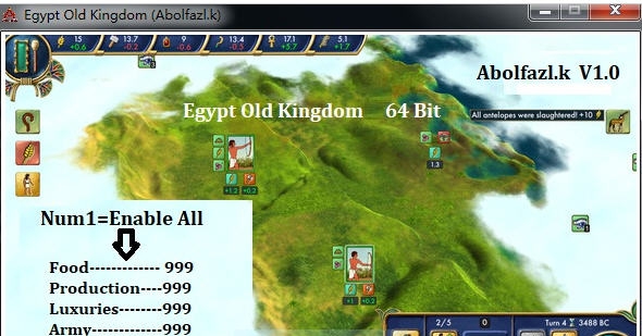 埃及古国六项修改器 v3.8