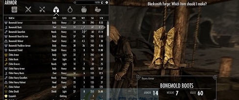 上古卷轴5天际甲壳素和骨模的皮革条MOD v2.5