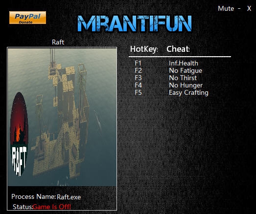木筏生存五项修改器 v3.5