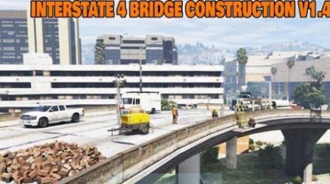 GTA54号州际公路桥梁施工MOD v2.7