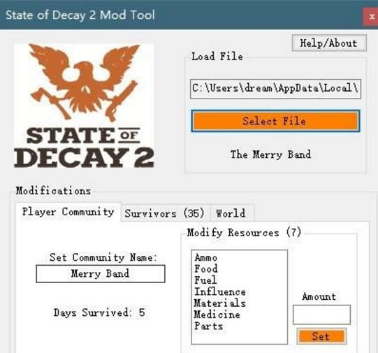 腐烂国度2存档修改器 v3.6