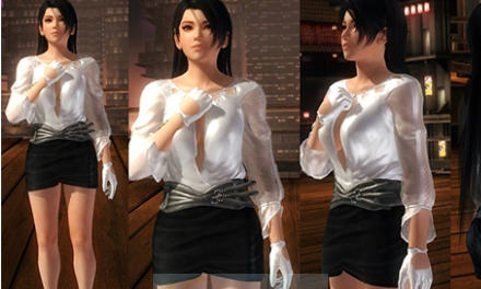 死或生5最后一战红叶白色蕾丝上衣黑裹裙OL装MOD v2.4