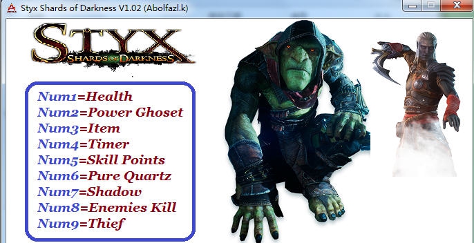 冥河黑暗碎片x64九项修改器 v1.06