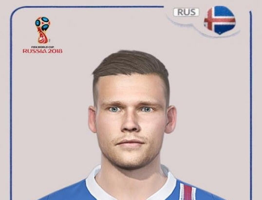 实况足球2018最新冰岛球员特劳斯塔松面部补丁 v2.5