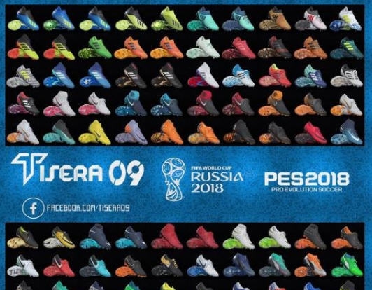 实况足球2018最新俄罗斯世界杯球鞋补丁 v2.4