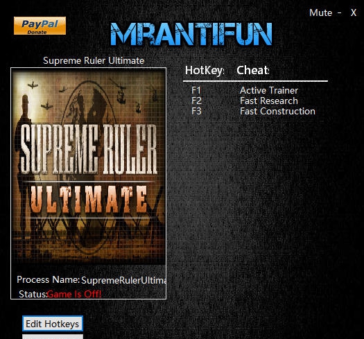 至高统治者终极十一项修改器 v9.1.54