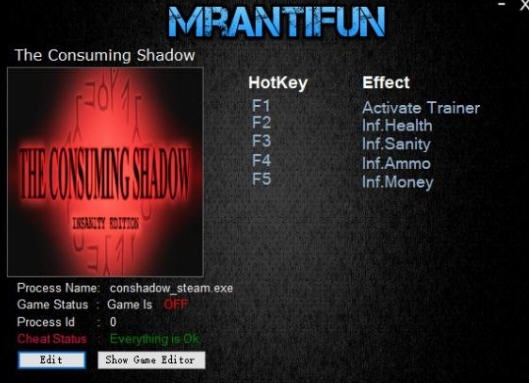 吞噬之影四项修改器 v3.4