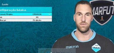 实况足球2018拉齐奥球员瓦尔吉奇面部补丁 v2.5