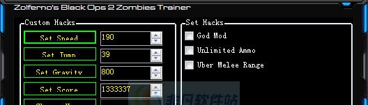 使命召唤9黑色行动2八项修改器 v3.5