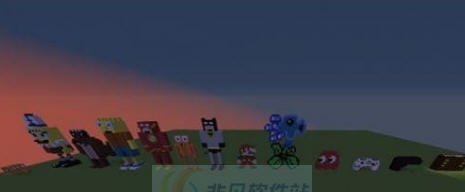 我的世界1.10.2卡通像素艺术地图MOD v2.7