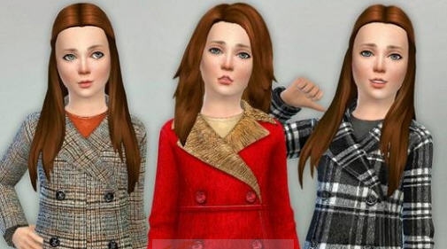 模拟人生4女孩冬季外套02款MOD v2.4