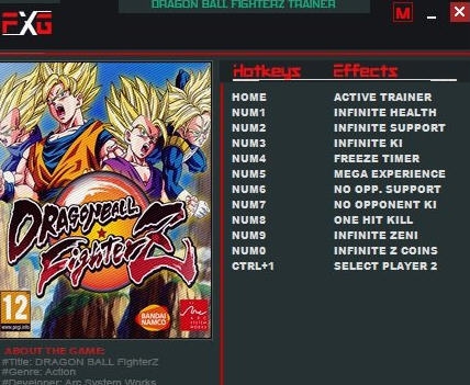 龙珠格斗Z十一项修改器 FUTUREXv1.3