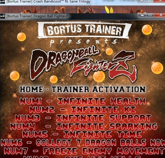 龙珠格斗Z十四项修改器 BortusTrainerv1.6