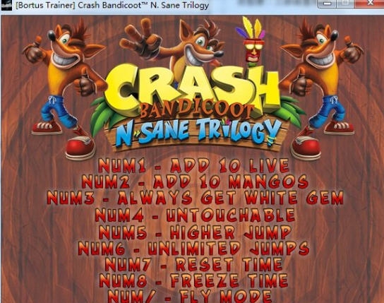 古惑狼三部曲重制版十一项修改器 BortusTrainerv1.3