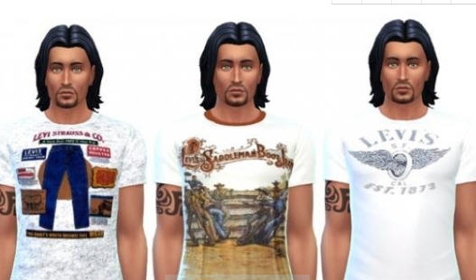模拟人生4Levis男士衬衫MOD v2.5