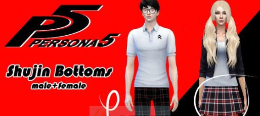 模拟人生4校园风裙裤套装MOD v2.3