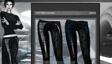 模拟人生4未来风潮流裤MOD v2.4
