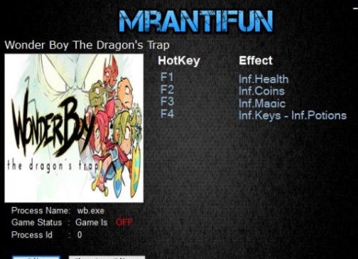 神奇男孩3龙之陷阱五项修改器 v3.3