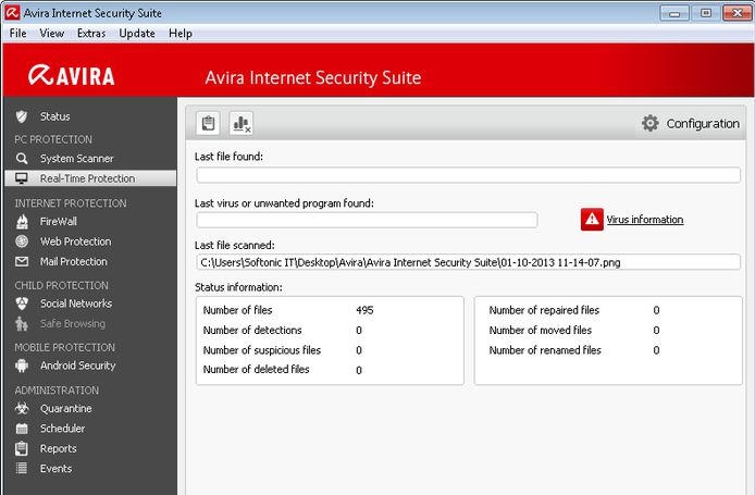 Avira Internet Security Suite v15.0.38.21