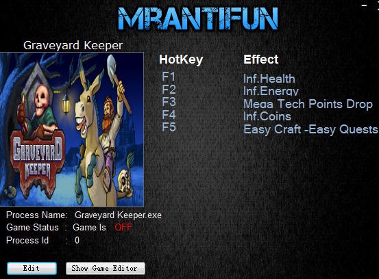 守墓人1.123修改器(五项) v1.95