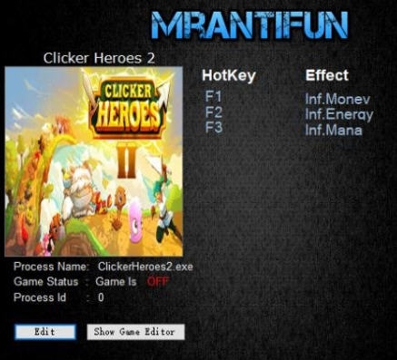 点击英雄2三项修改器 v3.4